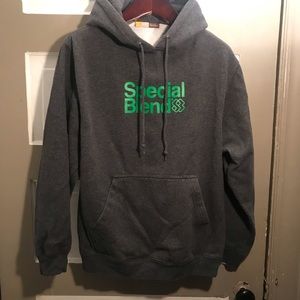 Special Blend Grey Thick Hoodie - snowboarding co